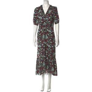 Rentrayage Floral Print Long Dress - XS -